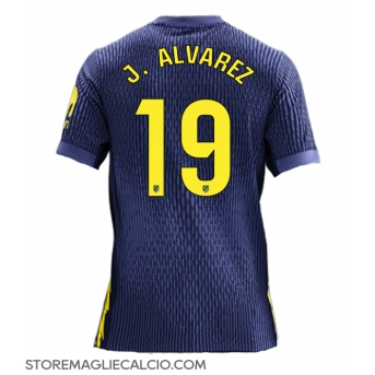 Atletico Madrid Julian Alvarez #19 Maglia Gara Trasferta Repliche 2025-26